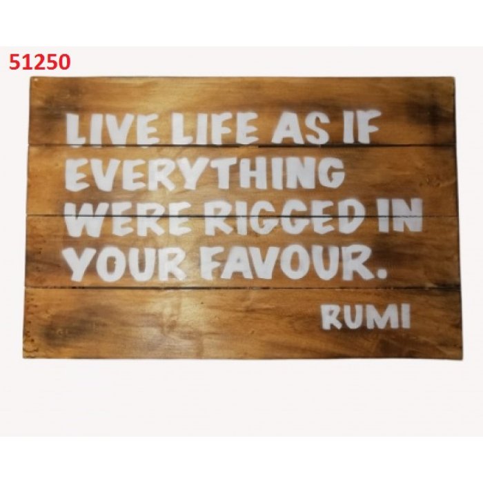 Ahşap Tabela 40x60Cm -51250-