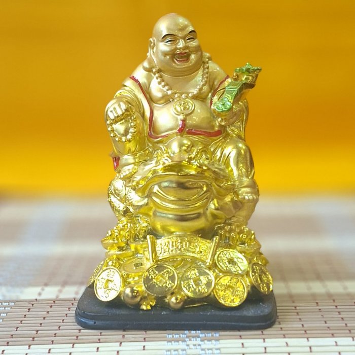 Resin Hotei Heykeli 13cm -57303-