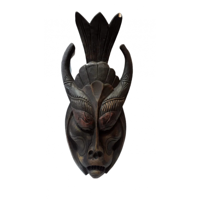 Ahşap Afrika Maske  55cm -56813-