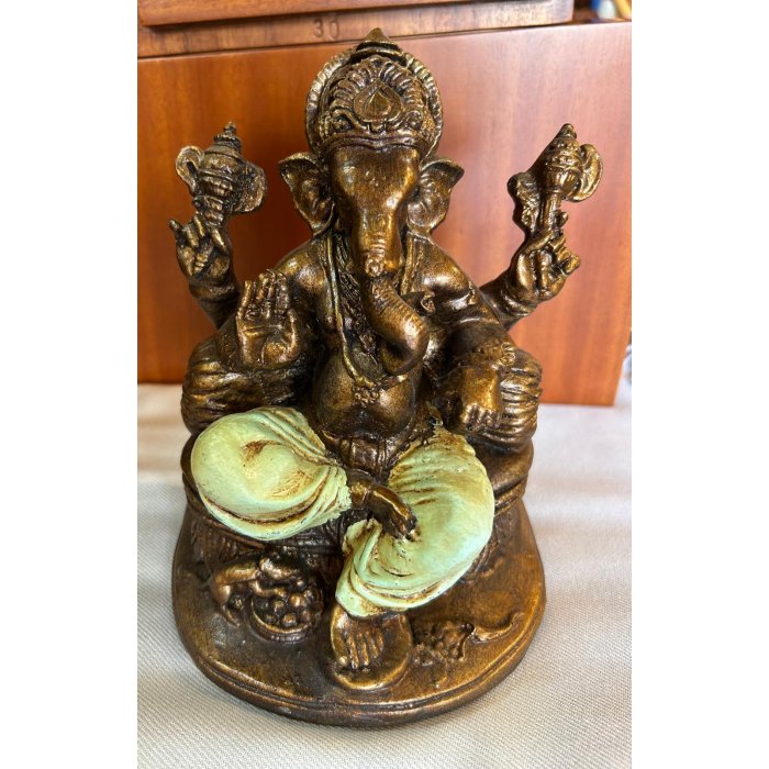 Resine Ganesha Taht 18 cm. 56535