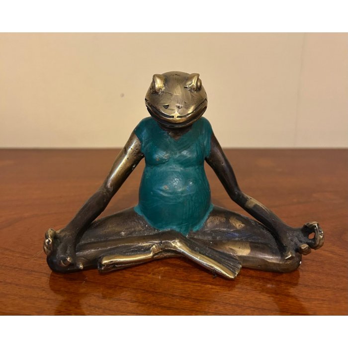 Bronz yoga kurbağa 60138