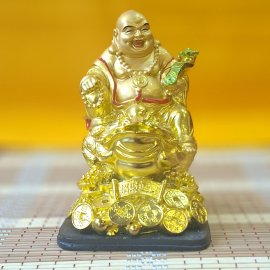 Resin Hotei Heykeli 13cm -57303-