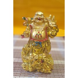 Resin Hotei Heykeli 13cm -57303-