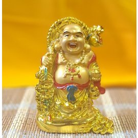 Resin Hotei Heykeli 13cm -57303-