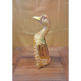 Ahşap El Oyması Kaz Heykel 35cm -50704-