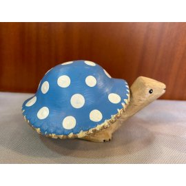 Ahşap Kaplumbağa Mavi 13 cm 60039