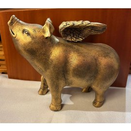 Resine Domuz Melek 22 cm 56508