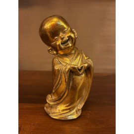 Resine Monk Gold 15 cm 60084