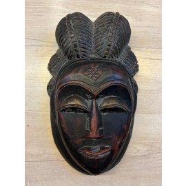 Ahşap Mask Afrika h35 cm 55208-4