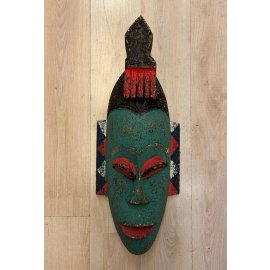Ahşap Mask Antik h50 cm 56823-2